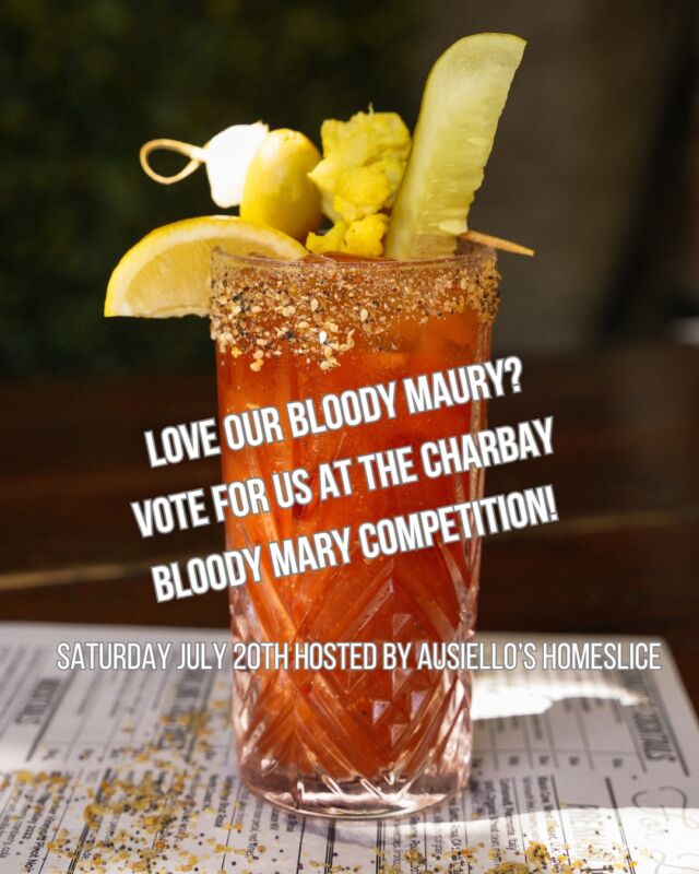 🌟 Join us for the @charbaydistillery  Bloody Mary Competition! 🌟

Hosted by @ausiellos_homeslice , come taste Sonoma County's best Bloody Marys and support a great cause!

📅 Date: Saturday, July 20th
🕚 Time: 11 AM - 1 PM
📍 Location: Ausiello's Homeslice
5755 Mountain Hawk Drive, Santa Rosa CA, 95409

We're brunching with the best and donating all proceeds to the Humane Society of Sonoma County. Enjoy a day of delicious drinks and community fun!

🎟️ $10 cash or $12 by card gets you a wristband and voting rights. Make reservations through the Ausiello’s Homeslice website or walk on in!

Don't miss out on this exciting event! See you there! 🌶️🍹