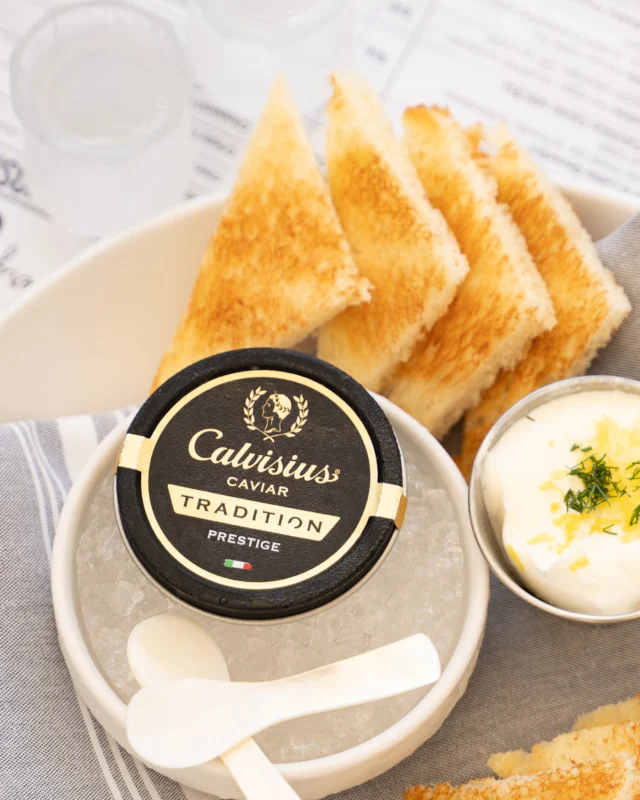 Some call it luxury, we call it nosh. 🥂
Calvisius Tradition Prestige caviar. Pacific white sturgeon served with toast points and cultured butter. Perfect on its own, or even better alongside frozen vodka, pelmeni dumplings, or draped over eggs benedict.

However you enjoy it, this one’s worth savoring.
📸: @savery.media