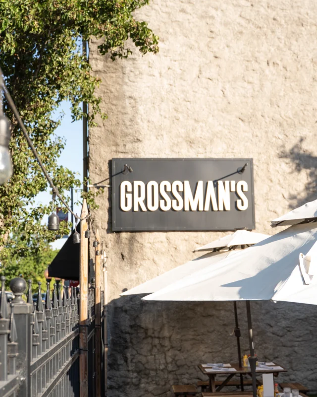 Grossman’s on a late afternoon. Deli classics, cocktails, and a little corner of @railroad_square that always feels like home.
📸: @savery.media