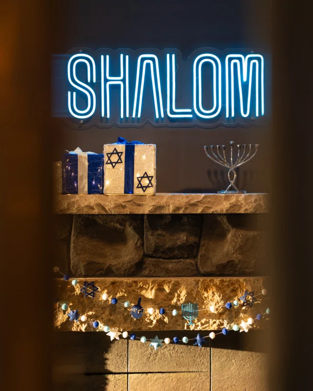 Shalom and happy Hanukkah. Our holiday menu is in full swing and we would love to celebrate with you. Join us in the dining room or place an order for pickup December 14 through December 22 from 11am to 8pm. ❤️❤️❤️