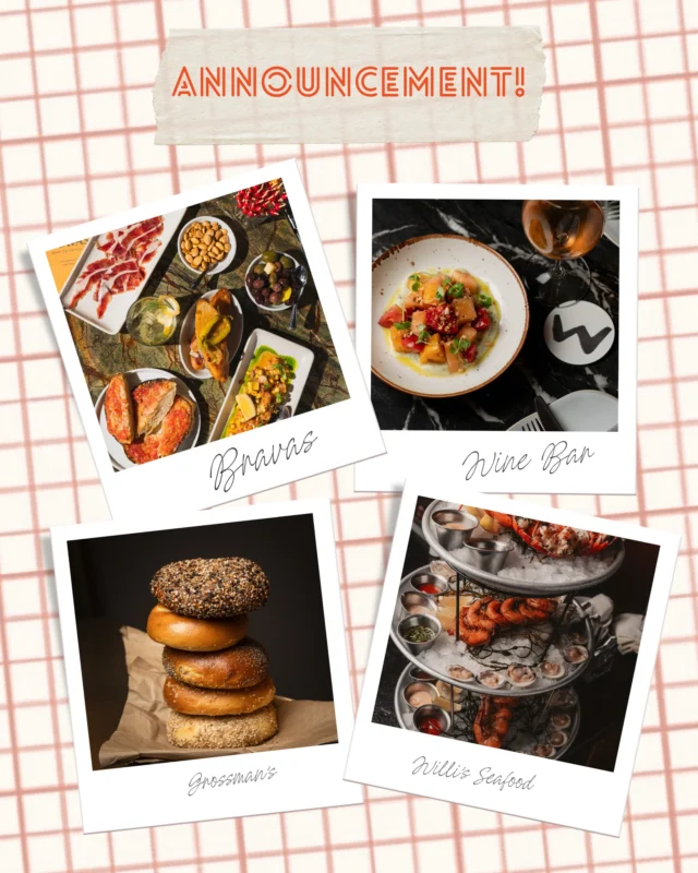 📣 Reservations have a new home!

Bravas Bar de Tapas, Willi’s Seafood & Raw Bar, Willi’s Wine Bar and Grossman’s Noshery & Bar are now booking through SevenRooms.

Already have a reservation? You’re all set. Existing reservations, guest profiles, reservation history and dining preferences have all been securely transferred.

Tapas, oysters, wine or brunch, your next table is ready when you are. 🍷🦪

Book your next reservation through the link in each restaurant’s bio.

Monti’s, Augie’s French, Bird & the Bottle and Stark’s Steak & Seafood are up next!