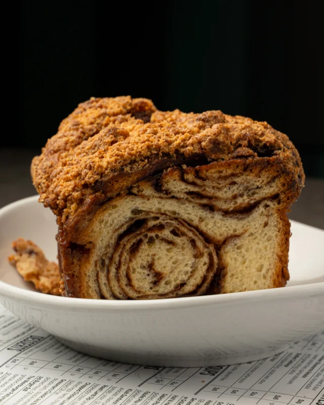 Just wanted to show you our Cinnamon Babka swirl. That’s all. 😌
