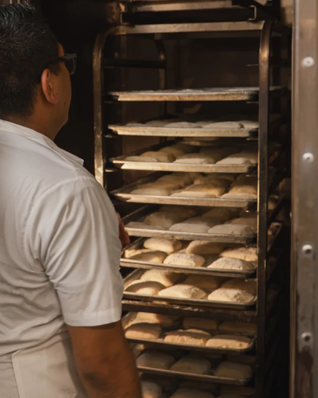 Ciabatta loading… 🥖
Behind the scenes at the Grossman’s bakery, where our team bakes the bread served across all eight Stark restaurants every single day. From these racks to tables all over Sonoma County.